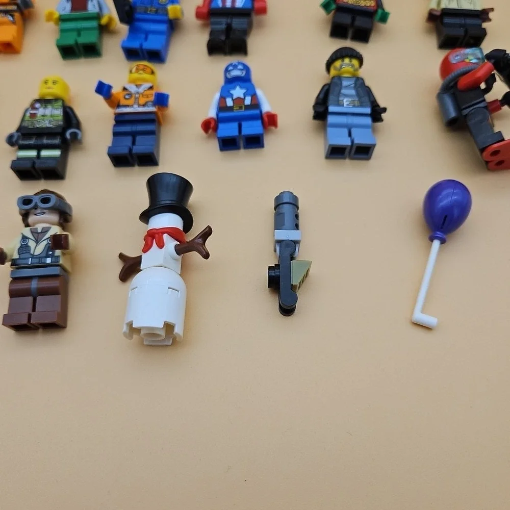 Lot Of 38 Lego Minifigures Minifigs Collection Spiderman Star Wars Minecraft